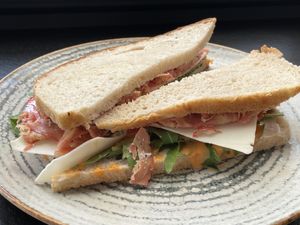 The cold Italian sandwich, 9.49 lev  at Street Food in Sofia