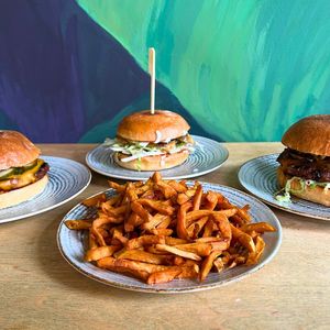 Sweet potato fries at Street Food in Sofia