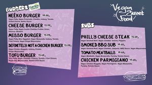 Burgers and Subs.  at Street Food in Sofia