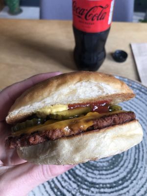 The cheeseburger   at Street Food in Sofia