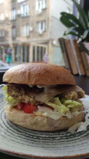 Tofu Burger #Veganuary at Street Food in Sofia