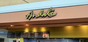 Andale sign  at SFO - Andalé - T2 in San Francisco