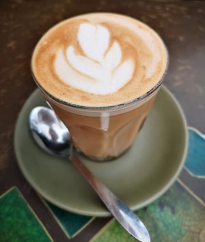 Very good coffee at Kapara  in Fremantle