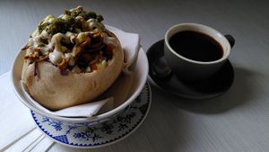 OMFG Mushroom Shawarma!!! at Kapara  in Fremantle