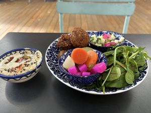 Falafel bowl   at Kapara  in Fremantle