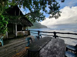 View  at Tisa's Barefoot Bar in Tutuila
