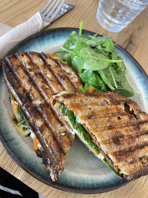 Blt toastie with cheese  at Little Collins CBD  in Dublin