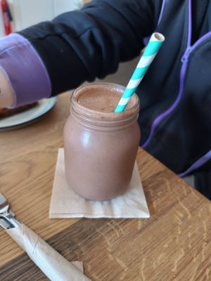 Peanut butter and chocolate CBD smoothie at Little Collins CBD  in Dublin