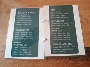 CBD products at Little Collins CBD  in Dublin