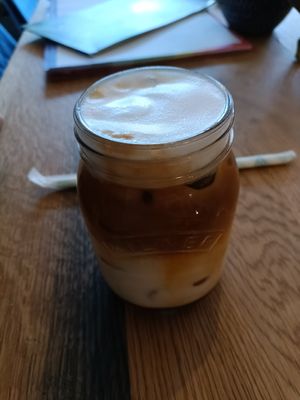Iced oat latte at Little Collins CBD  in Dublin