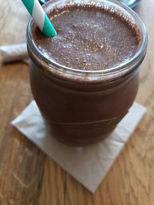 Peanut butter and chocolate smoothie with cbd at Little Collins CBD  in Dublin