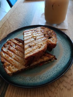 BLT with roasted red peppers instead of tomato at Little Collins CBD  in Dublin