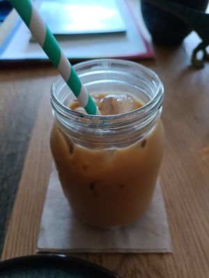 Iced oat latte number 2 at Little Collins CBD  in Dublin