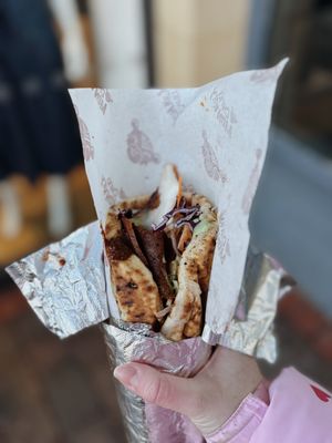 Feb ‘26 | seitan wrap  at Chiki Monkey in Bristol
