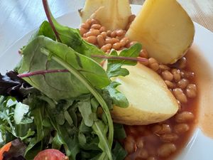 jacked potato  at Seed Cafe in North West London