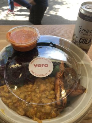 Hot sauce on the side  at Vero in Belfast