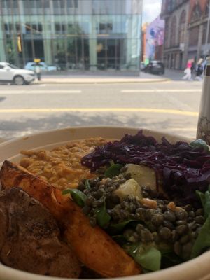 Looking over Gand central hotel   at Vero in Belfast