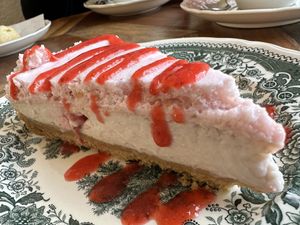 cheese cake vegan  at Pistache in Saarlouis