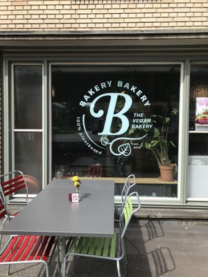 Just one of the many windows of this huge venue    at Bakery Bakery  - ThreeOfive in Zurich