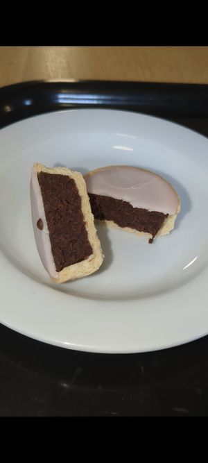 Chocolate iced tart thing (i forget the name) at Bakery Bakery  - ThreeOfive in Zurich