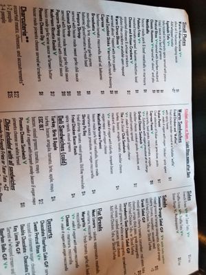 Menu at Erie Social Club in Erie