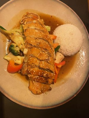 Crispy duck  at The Vegan Monkey in Berlin