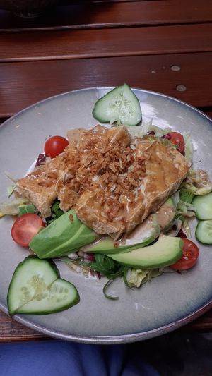 W at The Vegan Monkey in Berlin