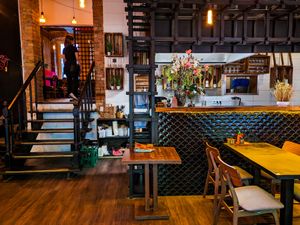 Inside of The Vegan Monkey at The Vegan Monkey in Berlin