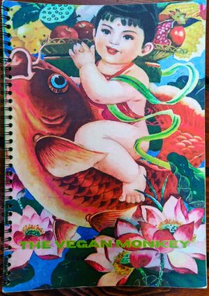 Menu page at The Vegan Monkey at The Vegan Monkey in Berlin