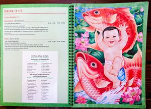 Menu page at The Vegan Monkey at The Vegan Monkey in Berlin