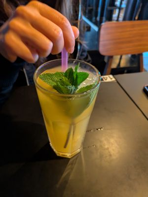 Lemon Ice Tea: 4.5/5 Not too sweet and super tasty!
 at The Vegan Monkey in Berlin