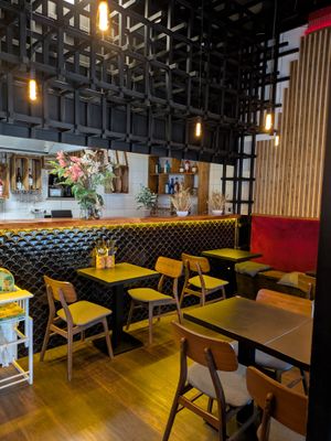 Inside of The Vegan Monkey at The Vegan Monkey in Berlin