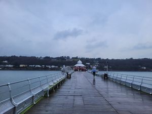 Pier Pavillion Tea Room Outside #Veganuary at Pier Pavillion Tea Room in Bangor