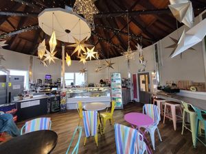 Pier Pavillion Tea Room Inside #Veganuary at Pier Pavillion Tea Room in Bangor