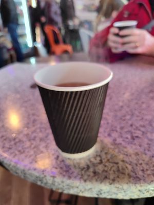 Disposable 'crockery' at Pier Pavillion Tea Room in Bangor