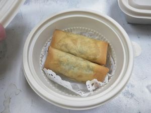 Spring rolls #Veganuary at Zǎozǐ Shù - Vegetarian Life Style - JiangNing in Shanghai