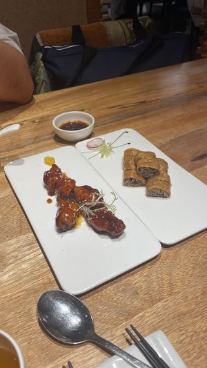 Faux spare ribs and tofu stuffed filo  at Zǎozǐ Shù - Vegetarian Life Style - JiangNing in Shanghai