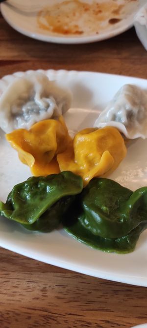 A place in Shanghai where you can find vegan and vegetarian local food. Personally I don't love vegan meat but it makes sense to use if the goal is to recreate the original flavor. at Zǎozǐ Shù - Vegetarian Life Style - JiangNing in Shanghai