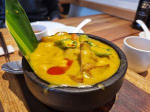 Rich and creamy curry with mixed vegtables. Slight spicy at Zǎozǐ Shù - Vegetarian Life Style - JiangNing in Shanghai