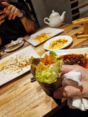 Fish wrap at Zǎozǐ Shù - Vegetarian Life Style - JiangNing in Shanghai