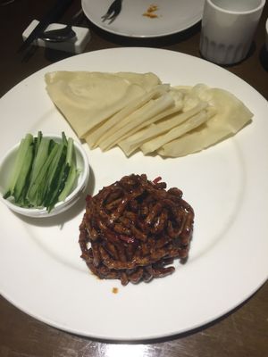 Beijing ";duck"; at Zǎozǐ Shù - Vegetarian Life Style - JiangNing in Shanghai