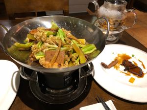 “Pork” Cauliflower and Smoked Shanghai “Fish” at Zǎozǐ Shù - Vegetarian Life Style - JiangNing in Shanghai