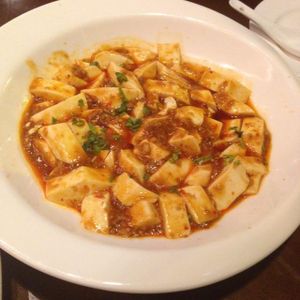 Ma-po tofu at Zǎozǐ Shù - Vegetarian Life Style - JiangNing in Shanghai