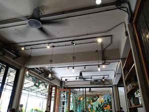 Inside restaurant #Veganuary at TAN HOSTEL x CAFE in Ao Nang
