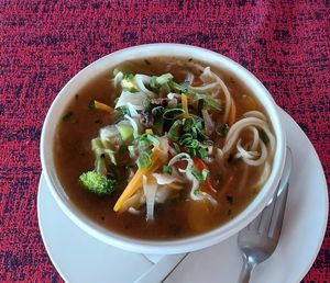 Veg tukpha, delicious at Dunes Restaurant in Mandrem