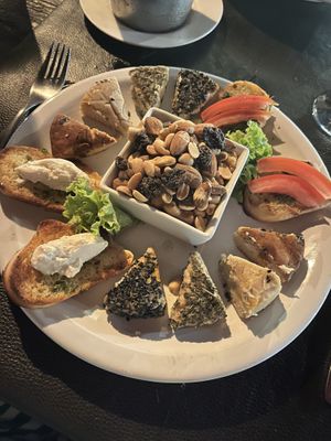 Picada vegana   at Forte Santa Rita in Colonia Del Sacramento