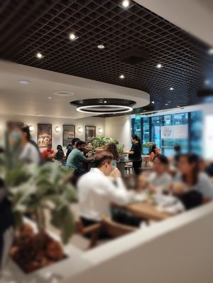 Nice dining space  at VEGANBURG - Woodleigh Mall in Central Singapore
