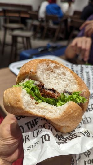 Oily and no wow factor! at VEGANBURG - Woodleigh Mall in Central Singapore