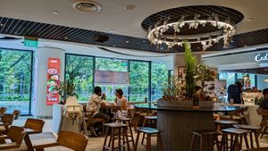 Shop interior  at VEGANBURG - Woodleigh Mall in Central Singapore