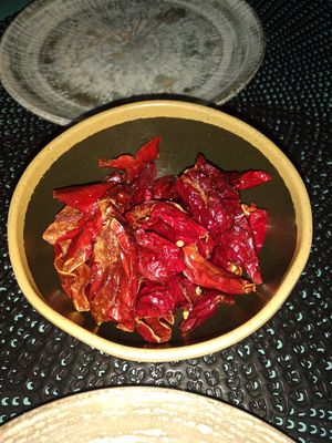 Pepper chips at Materia Prima Bistrot in Matera